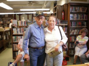 Paul and Judy Fifer came to buy my book. 
