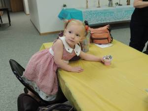 Someone discovered the candy!