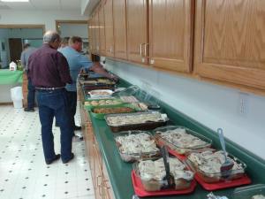 There was no lack of food to serve!